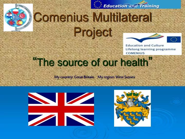 comenius multilateral project the source of our health