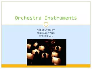 Orchestra Instruments