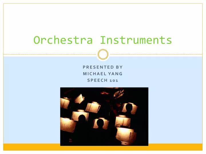 orchestra instruments