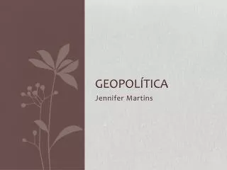 geopol tica
