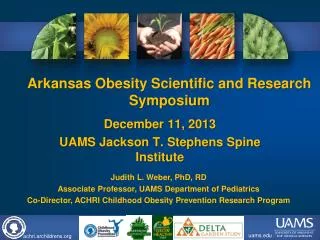 Arkansas Obesity Scientific and Research Symposium
