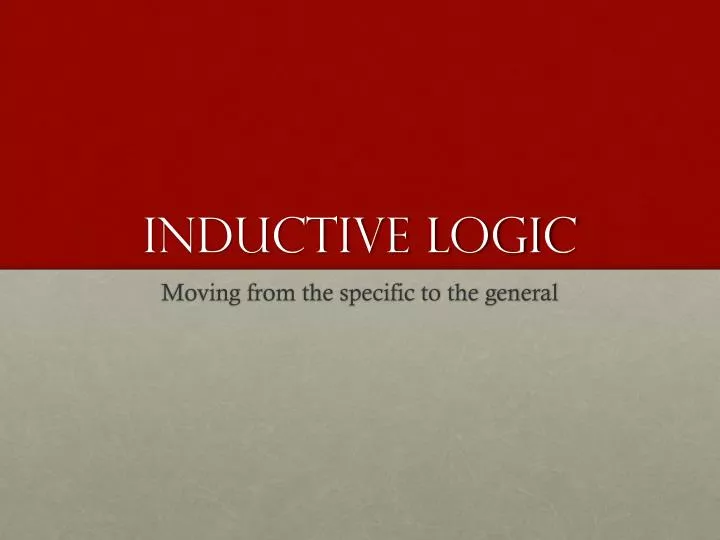 inductive logic