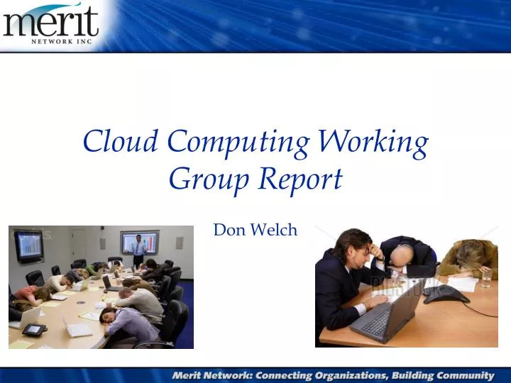 cloud computing working group report