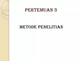 pertemuan 3