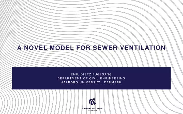 a novel model for sewer ventilation
