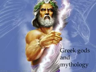 Greek gods and mythology