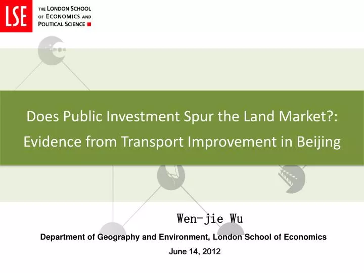 does public investment spur the land market evidence from transport improvement in beijing