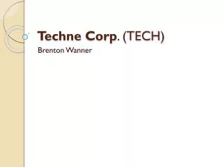 Techne Corp . (TECH)