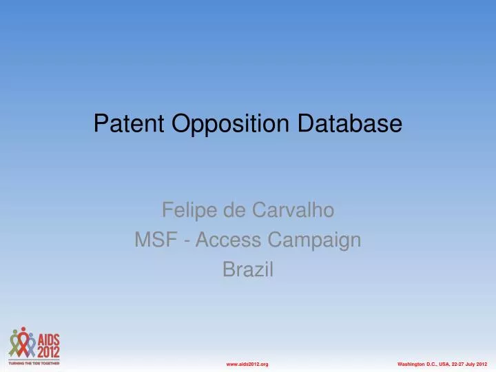 patent opposition database