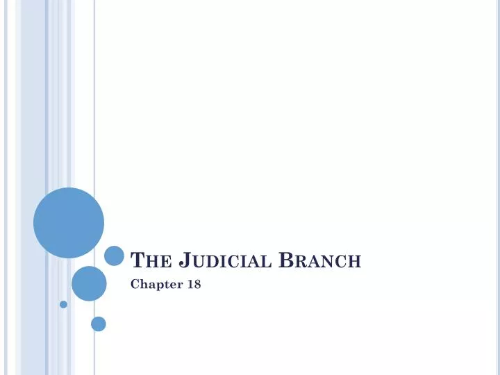 the judicial branch