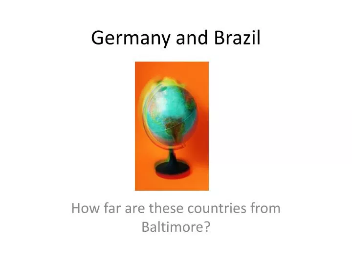 germany and brazil