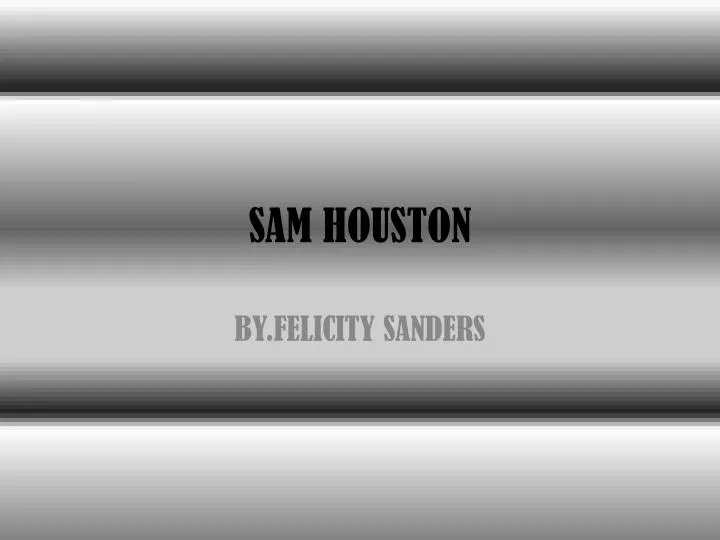 sam houston