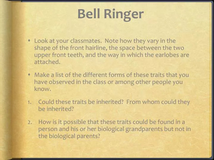 bell ringer