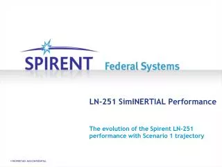 LN-251 SimINERTIAL Performance