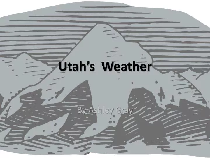 utah s weather