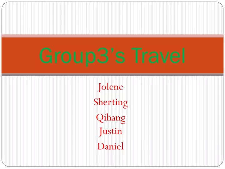 group3 s travel