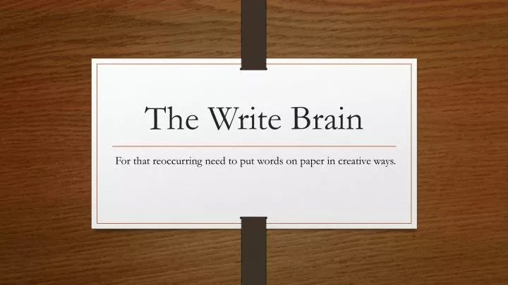 the write brain