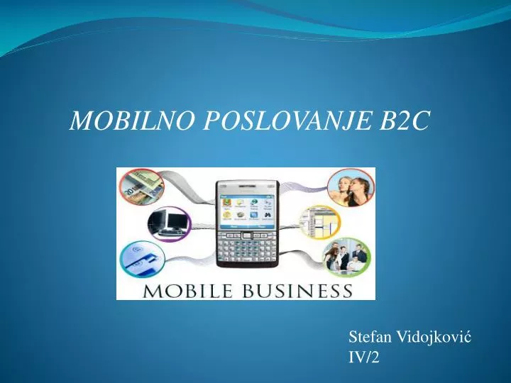 mobilno poslovanje b2c