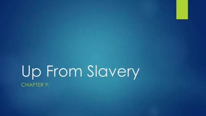 up from slavery