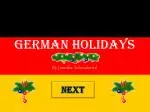 German Holidays - slide 1
