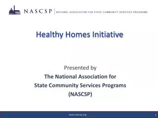 Healthy Homes Initiative