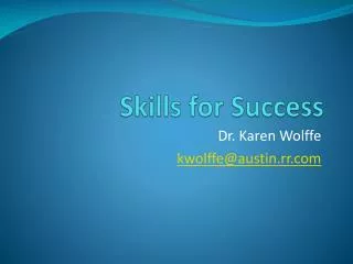 Skills for Success