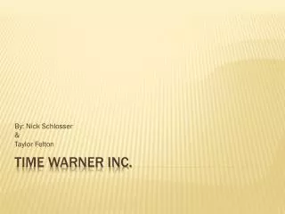 Time Warner Inc.