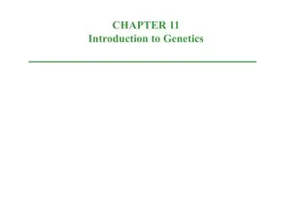 CHAPTER 11 Introduction to Genetics