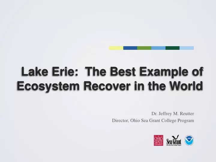 lake erie the best example of ecosystem recover in the world
