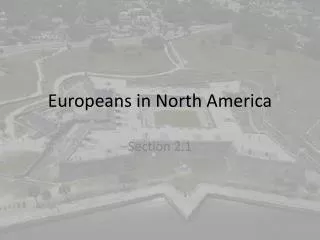 Europeans in North America