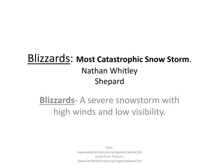 blizzards most catastrophic snow storm nathan whitley shepard
