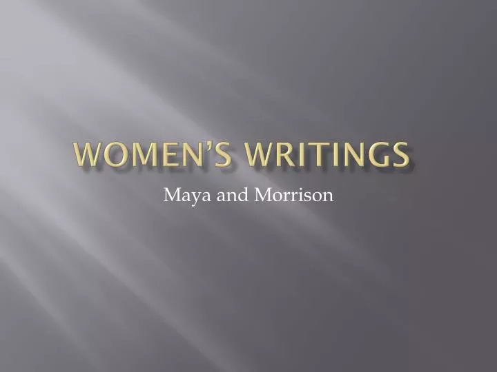 women s writings