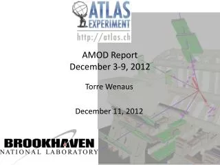 AMOD Report December 3-9, 2012