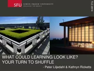 WHAT COULD LEARNING LOOK LIKE? YOUR TURN TO SHUFFLE