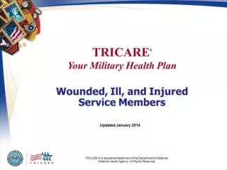 TRICARE Your Military Health Plan: Wounded, Ill, and Injured Service Members