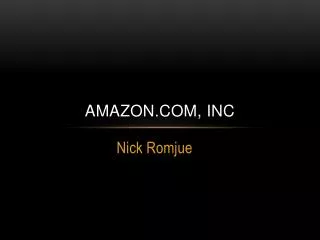 amazon com inc