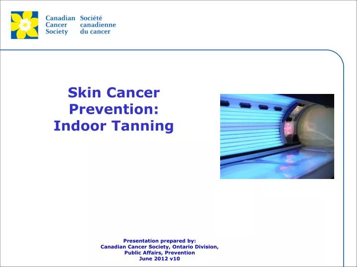 skin cancer prevention indoor tanning