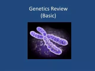 Genetics Review (Basic)