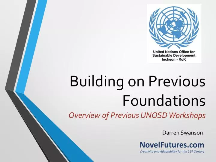 building on previous foundations overview of previous unosd workshops