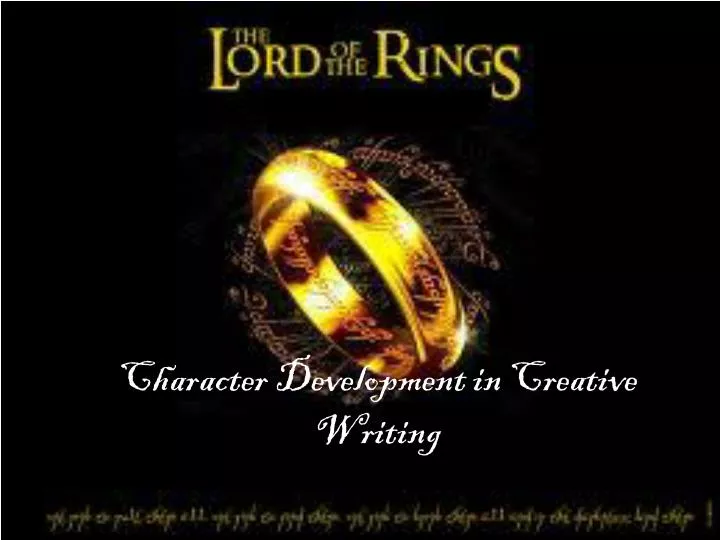 character development in creative writing