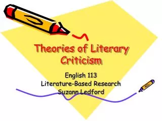 Theories of Literary Criticism