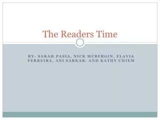 The Readers Time