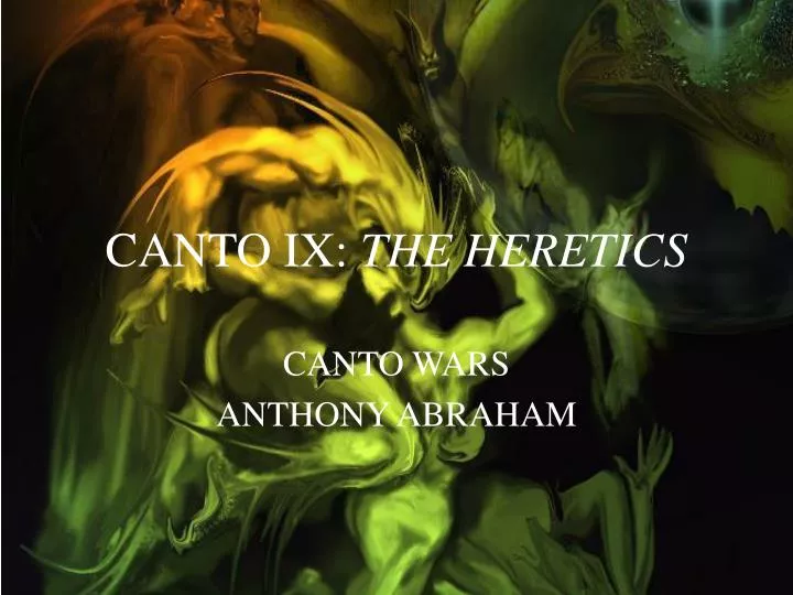 canto ix the heretics