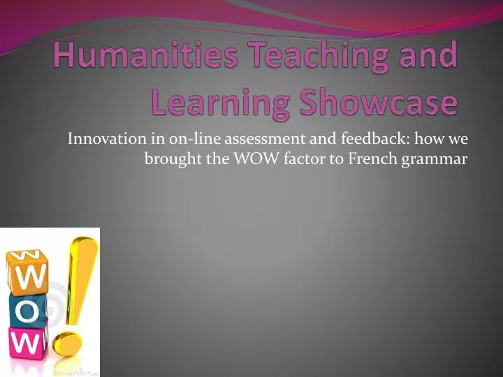 humanities teaching and learning showcase