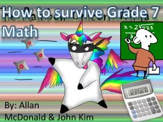 How to survive Grade 7 Math