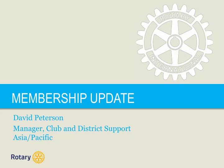 membership update