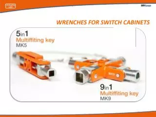 WRENCHES FOR SWITCH CABINETS