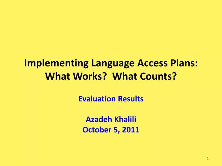 implementing language access plans what works what counts
