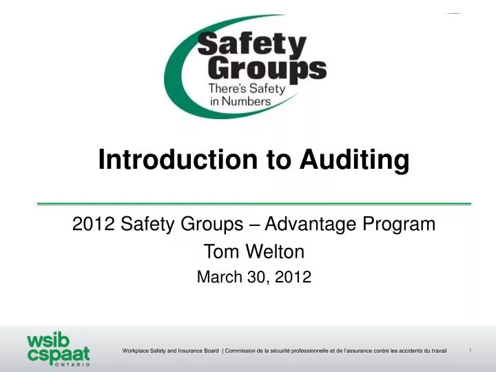 introduction to auditing