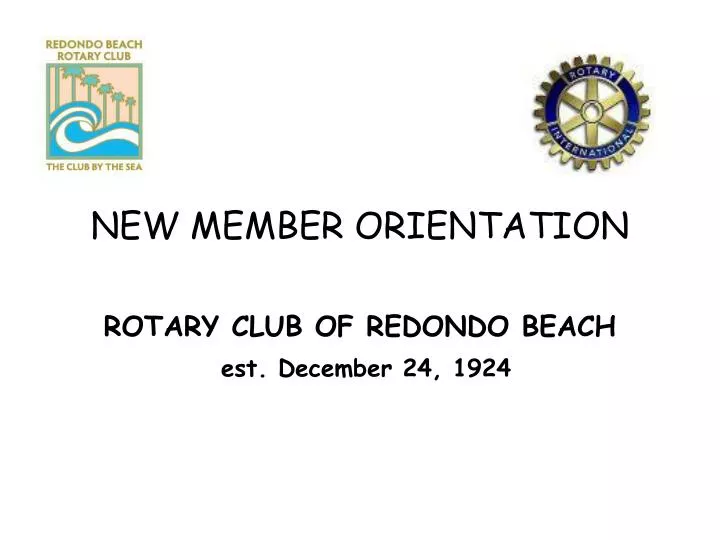 new member orientation